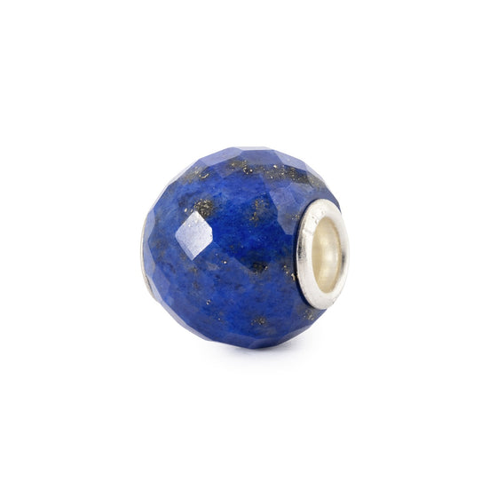 Runder Lapis Lazuli, facettiert / Edelstein und Sterlingsilber