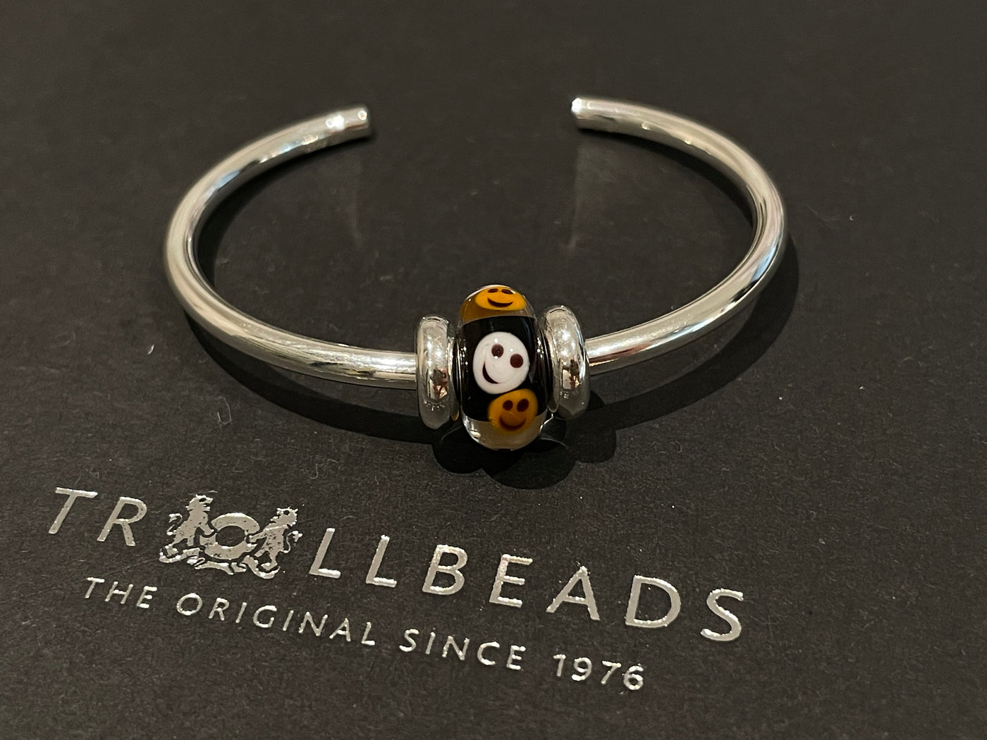 Halloween Bangle Set Silber mit Freunde Bead - Limited Edition