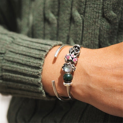 Runder Grüner Chalcedon-Edelsteine