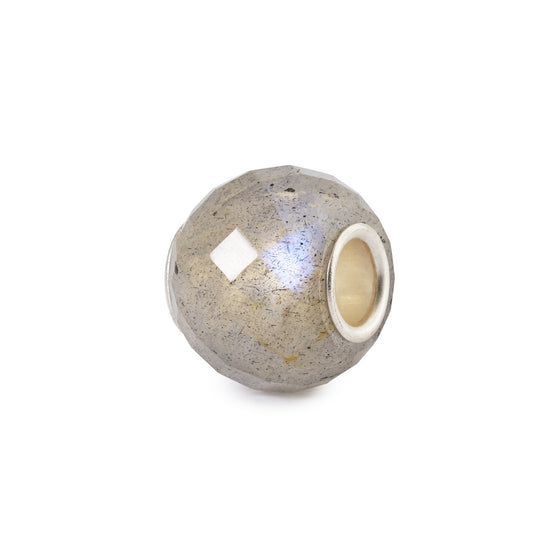 Runder Labradorit, facettiert / Edelstein und Sterlingsilber