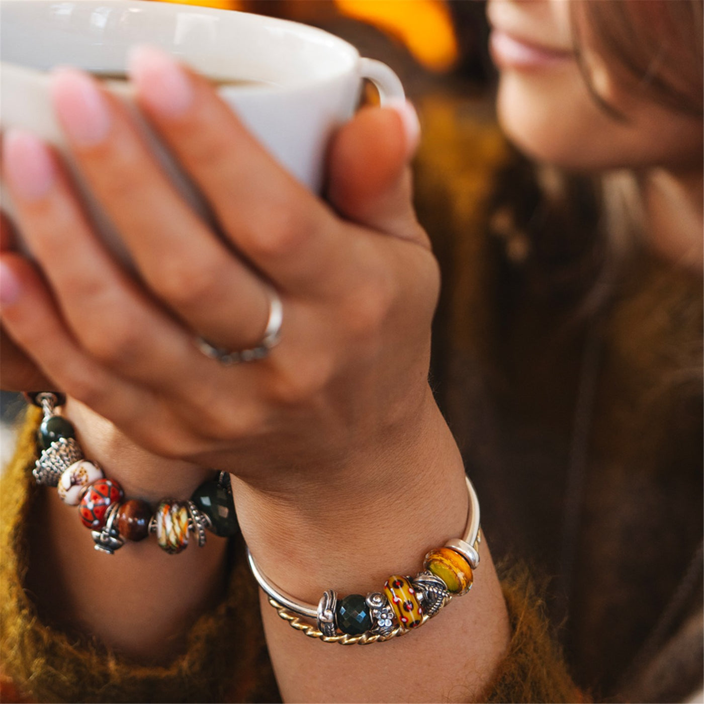 Runder Grüner Chalcedon-Edelsteine