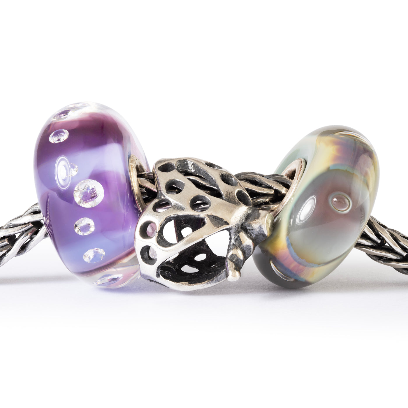 Lila Schmetterlingszauber Trio