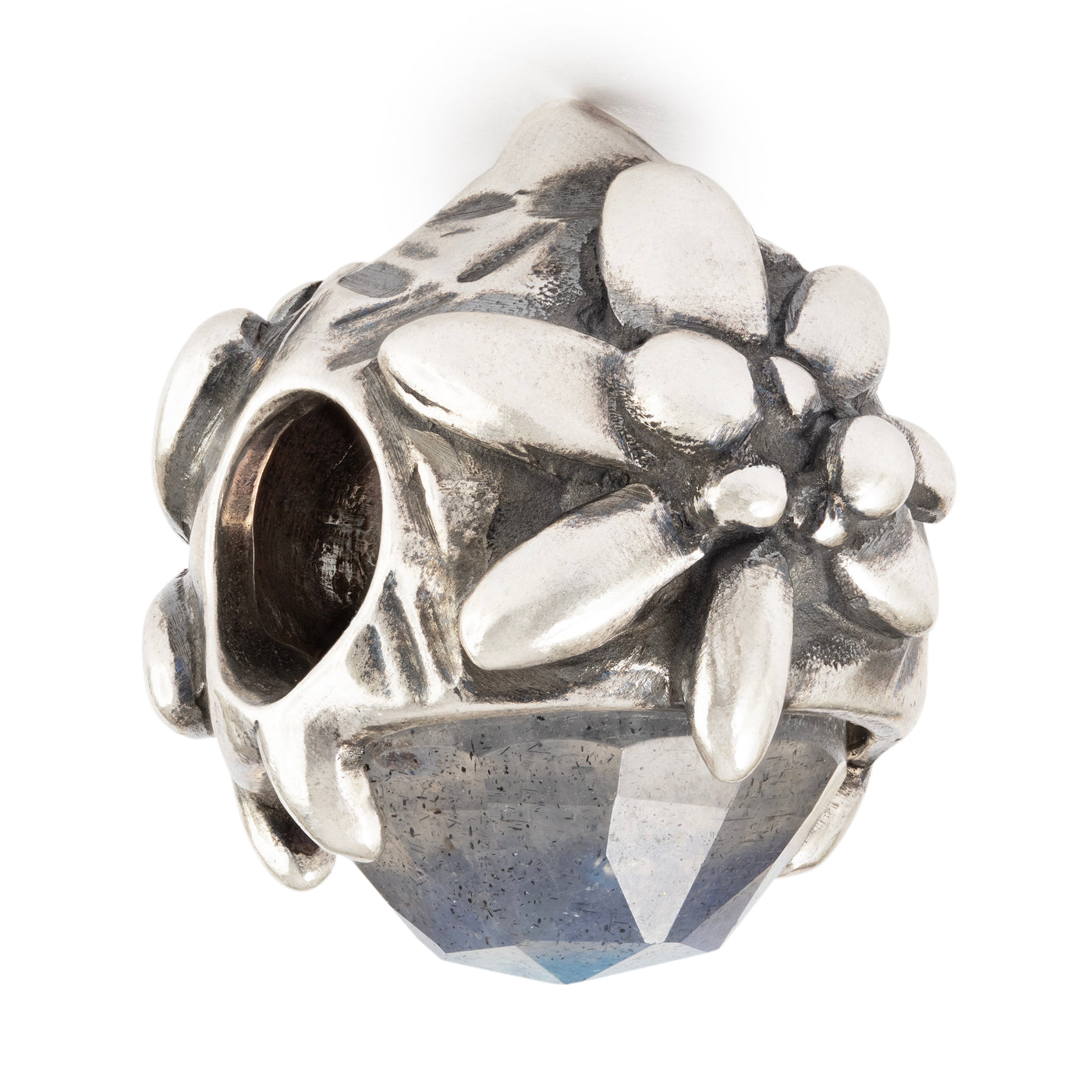 Alpenstern Edelweiss mit Labradorit Armspange