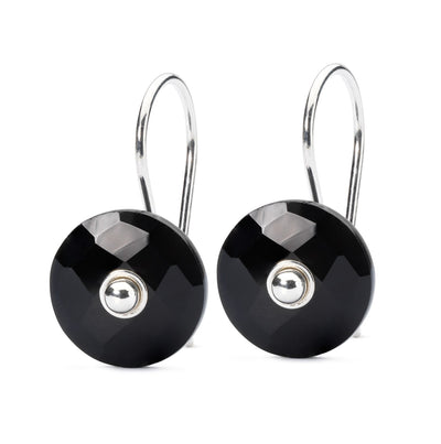 Onyx Earrings with Silver Earring Hooks